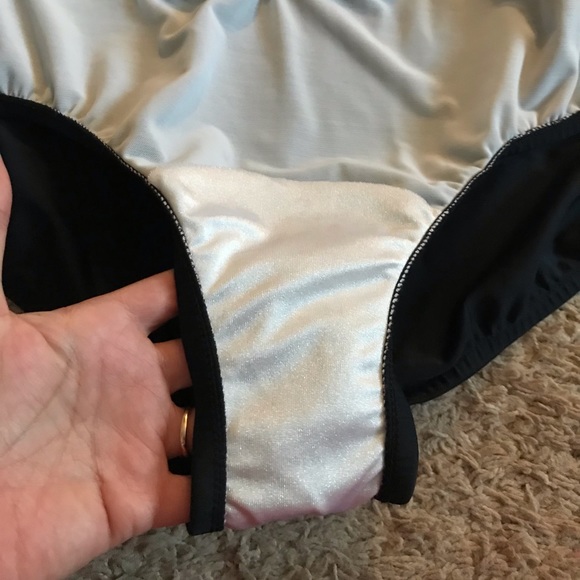 Maxine Blue Pink Black paint spat bathing swimsuit Plus size 16 XL tummy control - Picture 11 of 16